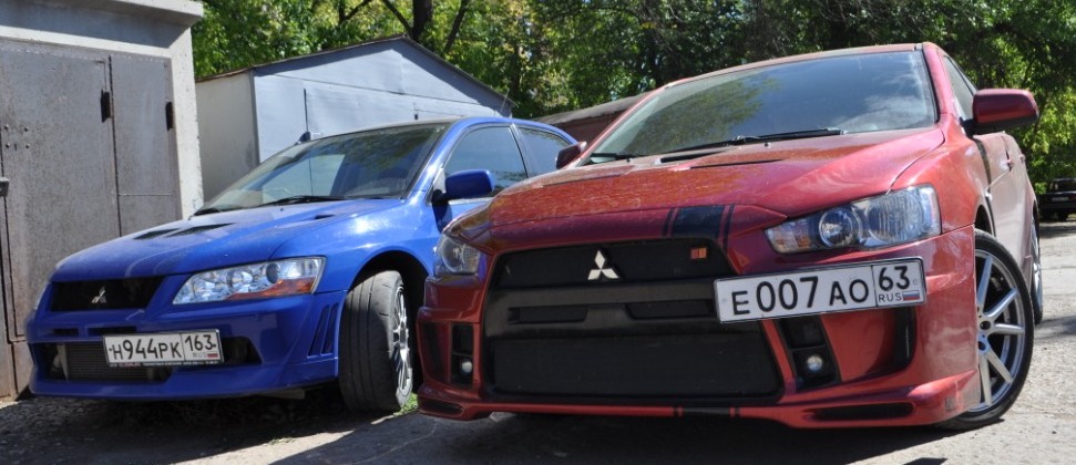 Бампер lancer x